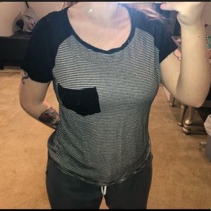 Striped crop top